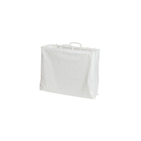 Sac poignées découpées blanc 35x45 par 100 - emballage plastique